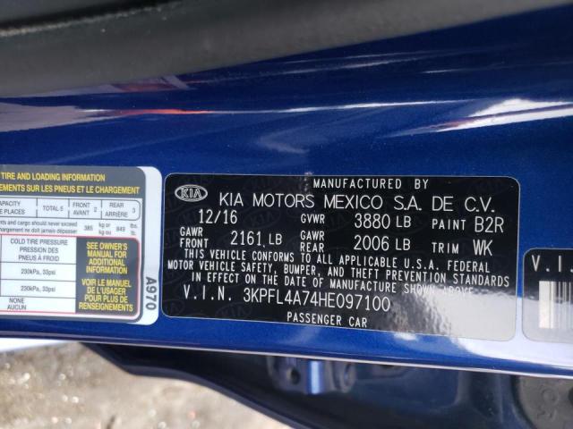Фото 10 с аукциона – 2017 KIA FORTE LX с VIN 3KPFL4A74HE097100