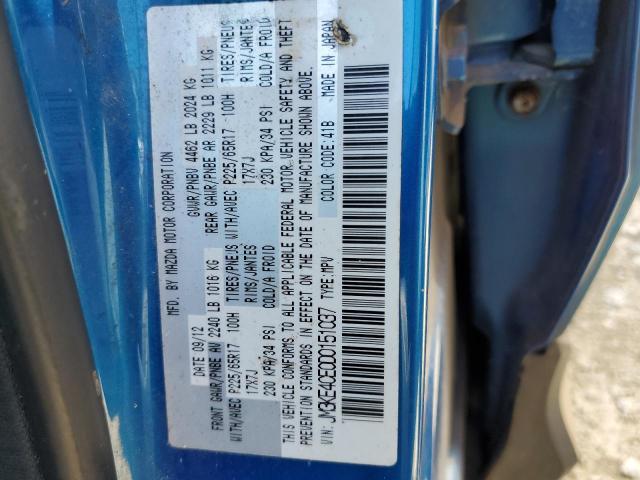 Photo 10 from auction – 2013 MAZDA CX-5 TOURI with VIN JM3KE4CE0D0151037