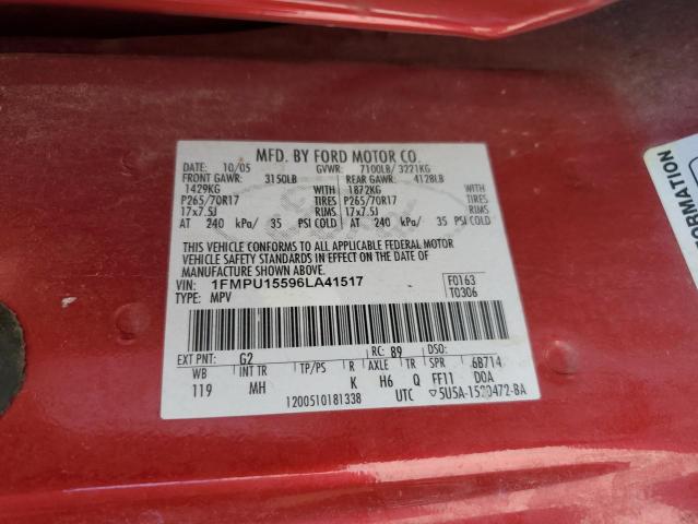 Photo 10 from auction – 2006 FORD EXPEDITION with VIN 1FMPU15596LA41517