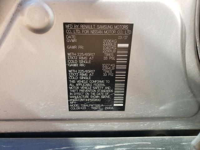 Photo 10 from auction – 2017 NISSAN ROGUE S with VIN KNMAT2MT3HP569830