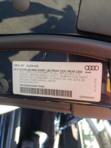 Photo 10 from auction – 2017 AUDI A4 PREMIUM with VIN WAUGNAF44HN015080