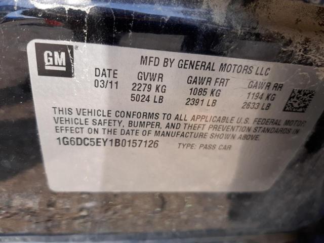 Photo 10 from auction – 2011 CADILLAC CTS with VIN 1G6DC5EY1B0157126