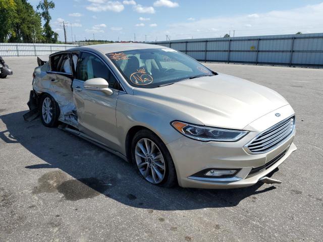FORD FUSION SE 2017 with VIN 3FA6P0HD5HR160180 - Photo from auction