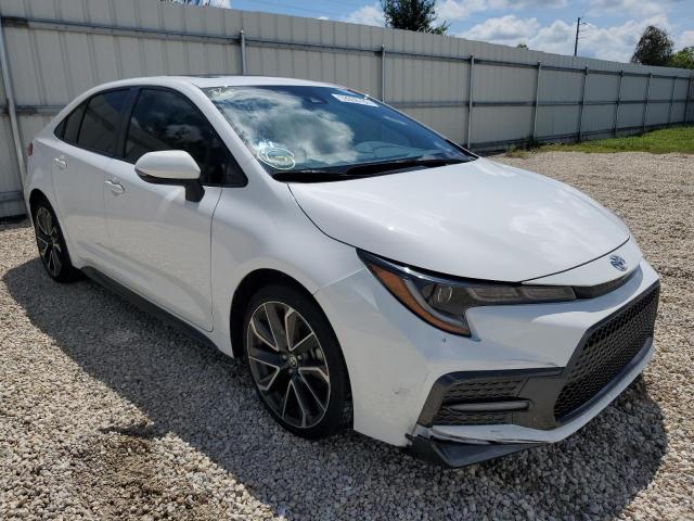 TOYOTA COROLLA SE 2021 with VIN JTDP4MCE5MJ054444 - Photo from auction