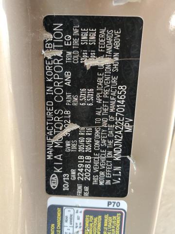 Photo 10 from auction – 2014 KIA SOUL with VIN KNDJN2A22E7014658
