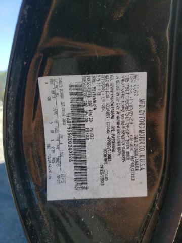 Photo 10 from auction – 2002 FORD TAURUS SES with VIN 1FAFP55S42G240598