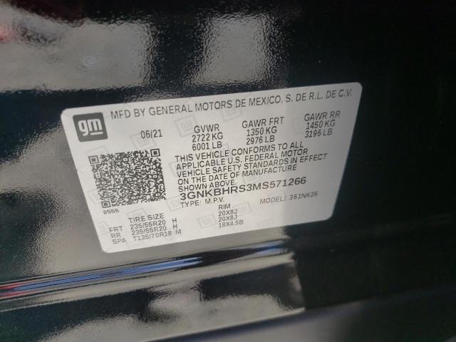 Photo 10 from auction – 2021 CHEVROLET BLAZER 2LT with VIN 3GNKBHRS3MS571266