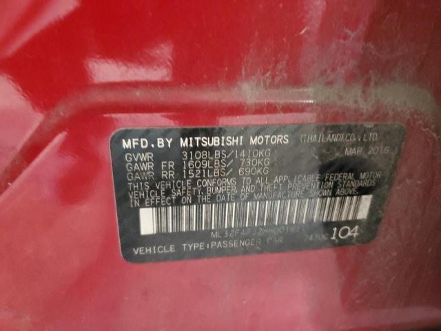 Photo 10 from auction – 2017 MITSUBISHI MIRAGE G4 with VIN ML32F4FJ2HH001911