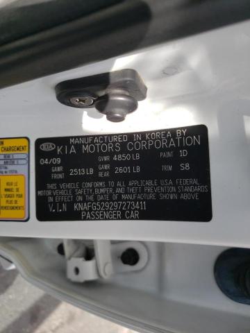 Photo 10 from auction – 2009 KIA RONDO BASE with VIN KNAFG529297273411