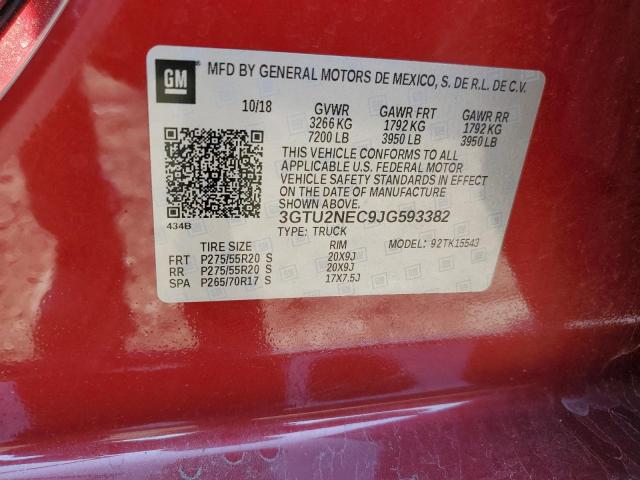 Photo 10 from auction – 2018 GMC SIERRA K15 with VIN 3GTU2NEC9JG593382