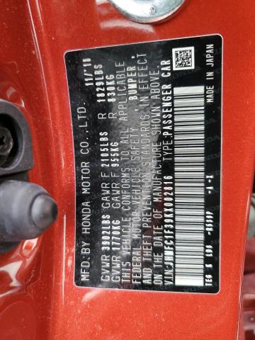 Photo 10 from auction – 2019 HONDA CIVIC EX with VIN JHMFC1F39KX002816