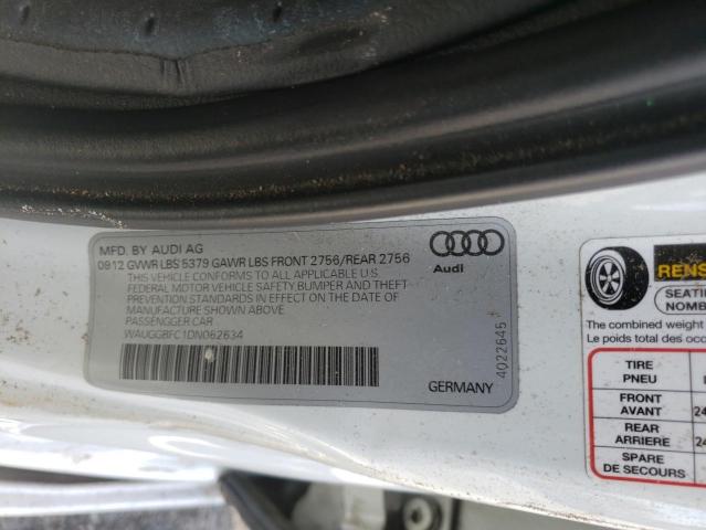 Photo 10 from auction – 2013 AUDI A6 PREMIUM with VIN WAUGGBFC1DN062634