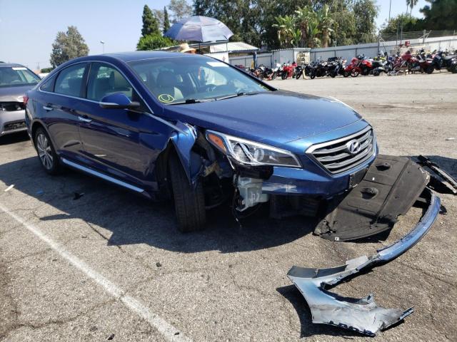 HYUNDAI SONATA SPO 2016 with VIN 5NPE34AF0GH317720 - Photo from auction