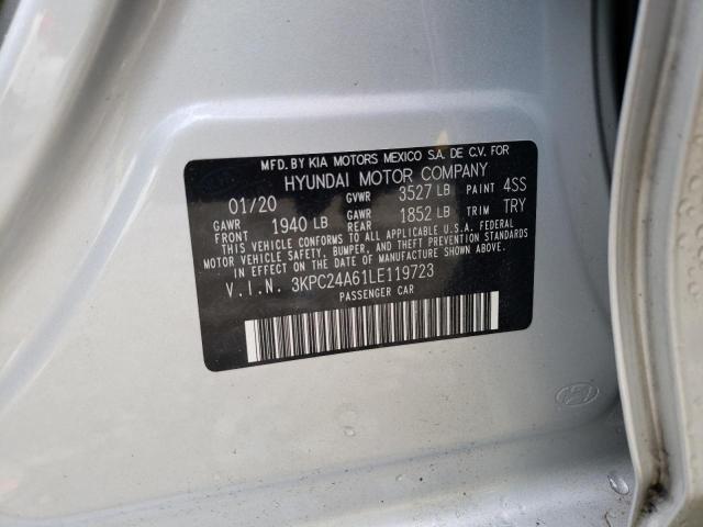 Photo 10 from auction – 2020 HYUNDAI ACCENT SE with VIN 3KPC24A61LE119723