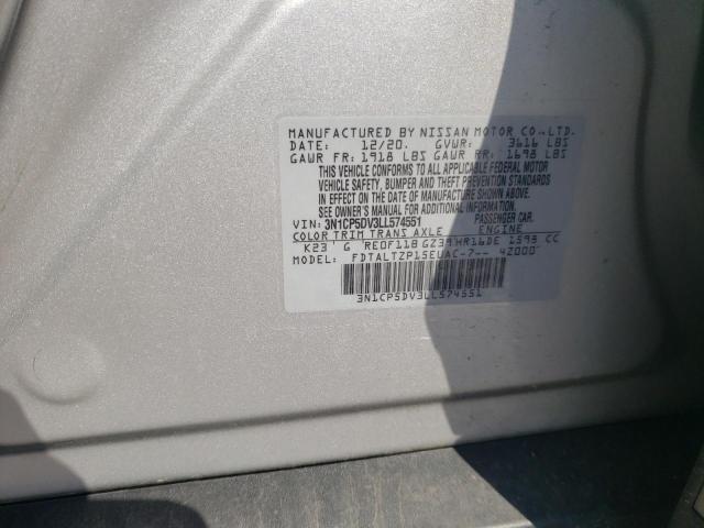 Photo 10 from auction – 2020 NISSAN KICKS SR with VIN 3N1CP5DV3LL574551