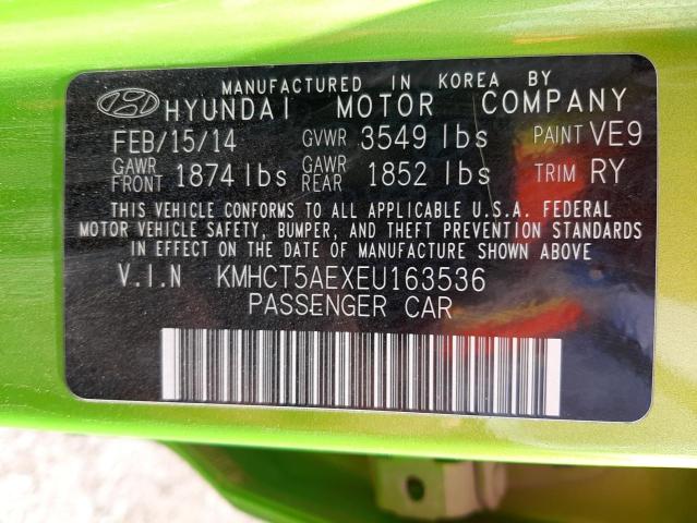 Photo 10 from auction – 2014 HYUNDAI ACCENT GLS with VIN KMHCT5AEXEU163536