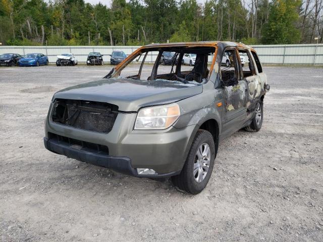 Photo 2 from auction – 2006 HONDA PILOT EX with VIN 2HKYF18596H532205