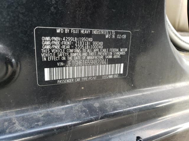 Photo 10 from auction – 2009 SUBARU IMPREZA 2. with VIN JF1GH61659H822441