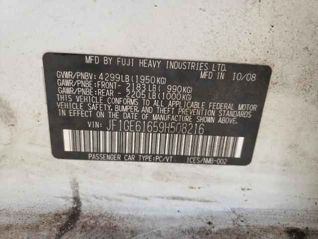 Photo 10 from auction – 2009 SUBARU IMPREZA 2. with VIN JF1GE61659H508216