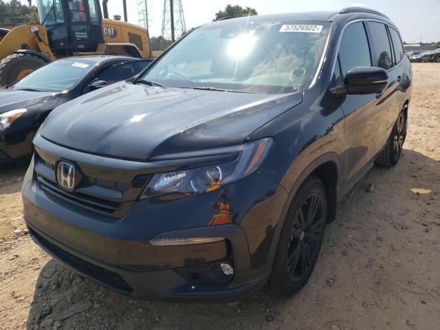Photo 2 from auction – 2022 HONDA PILOT SE with VIN 5FNYF5H27NB011946
