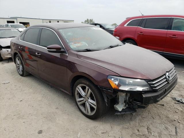 VOLKSWAGEN PASSAT SE 2014 with VIN 1VWBT7A3XEC050912 - Photo from auction