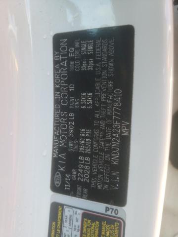 Photo 10 from auction – 2015 KIA SOUL with VIN KNDJN2A23F7778410