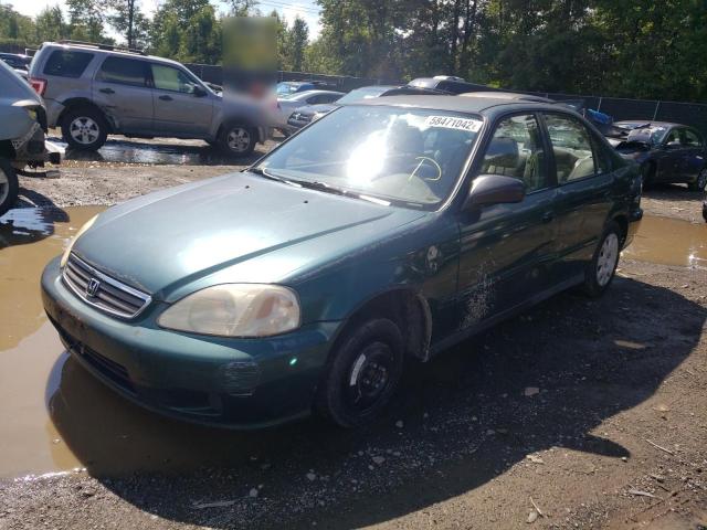 Photo 2 from auction – 2000 HONDA CIVIC BASE with VIN 2HGEJ6617YH540637
