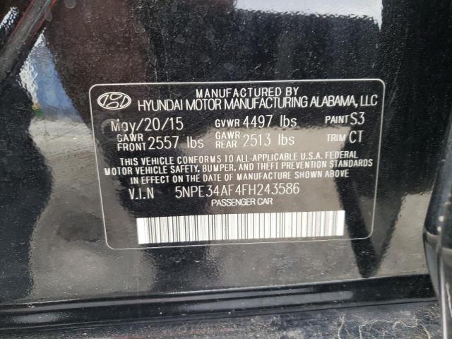 Photo 10 from auction – 2015 HYUNDAI SONATA SPO with VIN 5NPE34AF4FH243586
