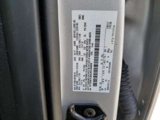 Photo 10 from auction – 2018 FORD F150 SUPER with VIN 1FTEW1CB9JKC54805
