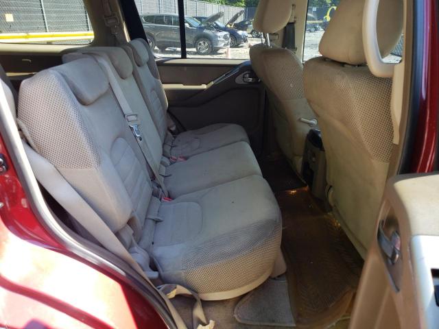 Photo 6 from auction – 2006 NISSAN PATHFINDER with VIN 5N1AR18U56C656639