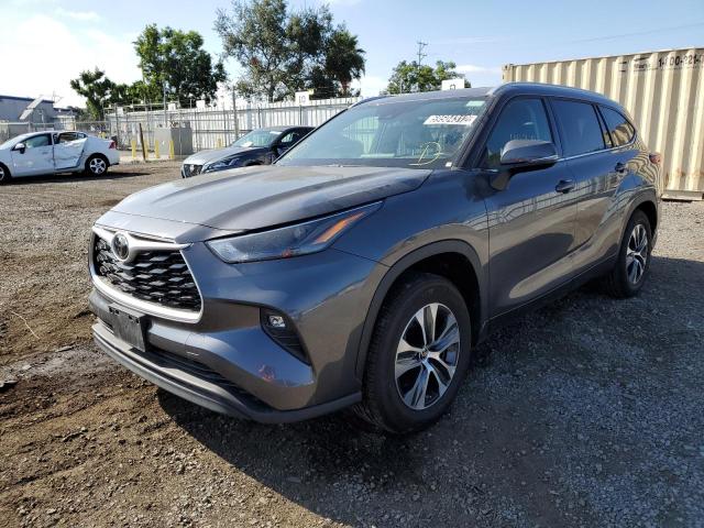 Photo 2 from auction – 2022 TOYOTA HIGHLANDER with VIN 5TDGZRAH7NS541273