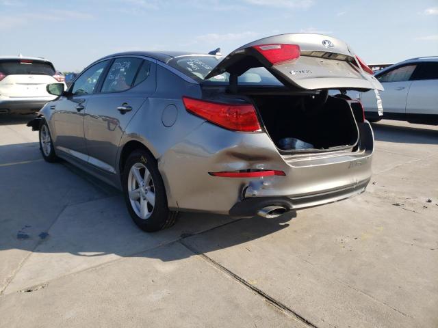 Photo 3 from auction – 2014 KIA OPTIMA LX with VIN 5XXGM4A77EG260441