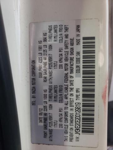 Photo 10 from auction – 2013 MAZDA CX-5 TOURI with VIN JM3KE2CE2D0129819