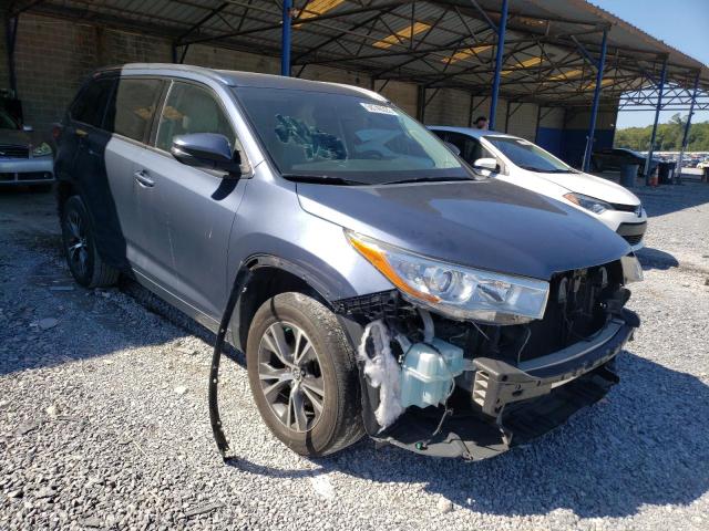 TOYOTA HIGHLANDER 2016 with VIN 5TDKKRFHXGS506396 - Photo from auction