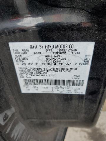 Zdjęcie 10 z aukcji – 2006 LINCOLN MARK LT z VIN 5LTPW18516FJ16720