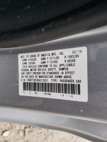 Photo 10 from auction – 2014 HONDA ACCORD LX- with VIN 1HGCT1B33EA010803