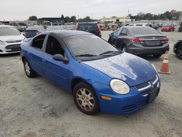DODGE NEON SXT 2005 with VIN 1B3ES56C95D104776 - Photo from auction