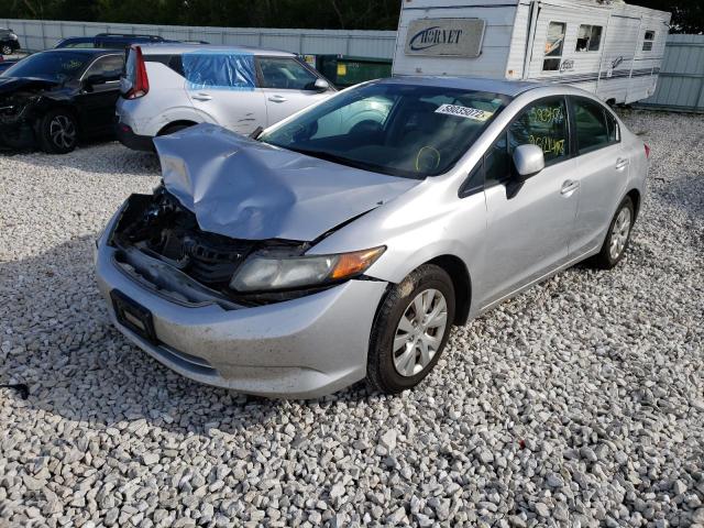 Photo 2 from auction – 2012 HONDA CIVIC LX with VIN 19XFB2F53CE005577