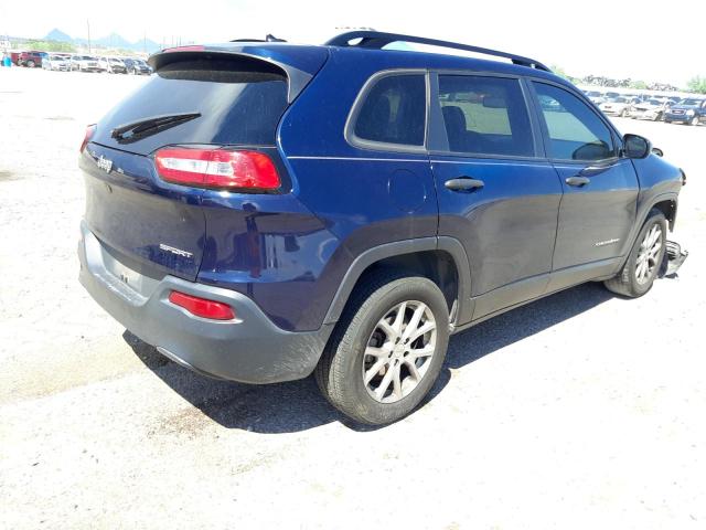 Photo 4 from auction – 2016 JEEP CHEROKEE S with VIN 1C4PJLAB6GW189371
