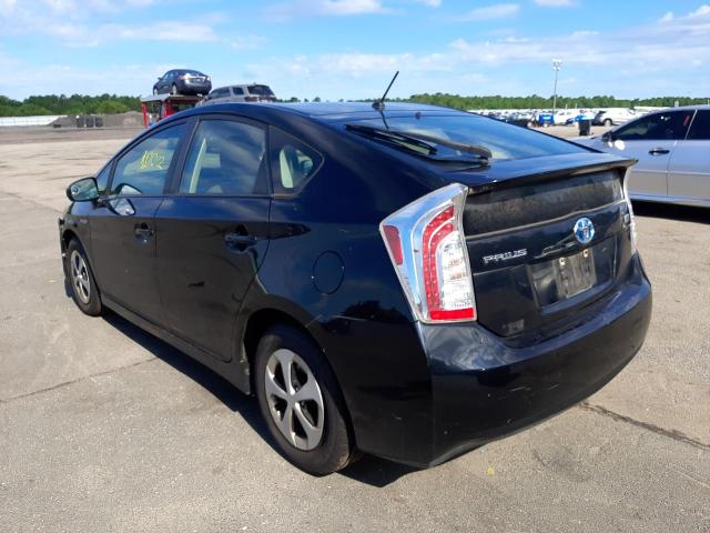 Photo 3 from auction – 2012 TOYOTA PRIUS with VIN JTDKN3DU8C1479937