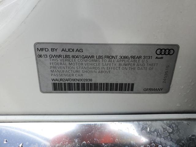 Photo 10 from auction – 2014 AUDI A8 L QUATT with VIN WAUR2AFD9EN002838