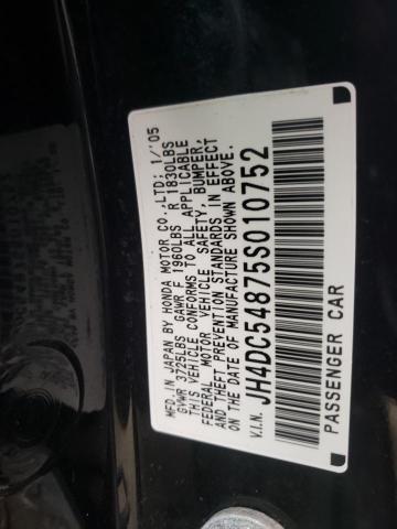 Zdjęcie 10 z aukcji – 2005 ACURA RSX z VIN JH4DC54875S010752