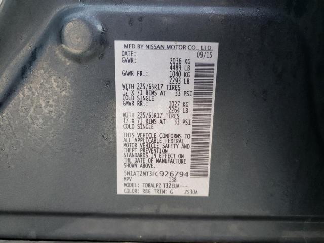 Photo 10 from auction – 2015 NISSAN ROGUE S with VIN 5N1AT2MT3FC926794
