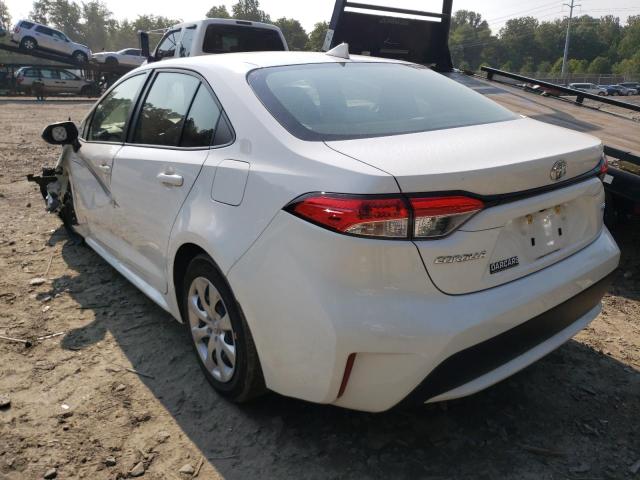Photo 3 from auction – 2021 TOYOTA COROLLA LE with VIN JTDEPMAE3MJ128199