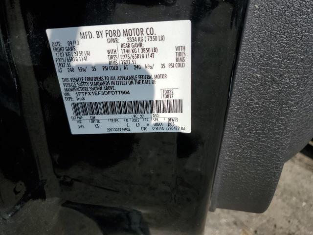 Photo 10 from auction – 2013 FORD F150 SUPER with VIN 1FTFX1EF3DFD77904