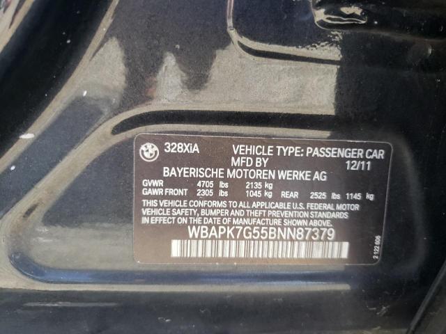 Photo 10 from auction – 2011 BMW 328 XI with VIN WBAPK7G55BNN87379