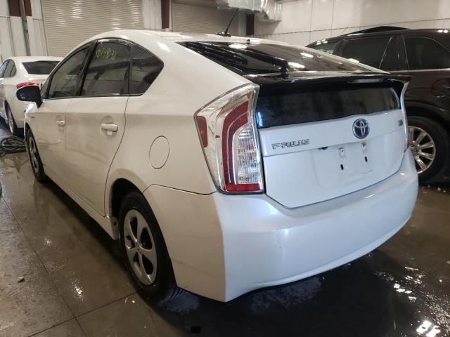 Photo 3 from auction – 2013 TOYOTA PRIUS with VIN JTDKN3DU7D5568571