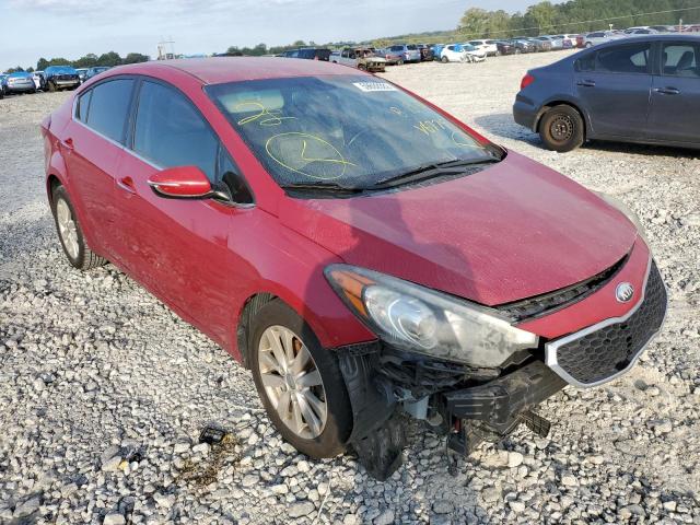 KIA FORTE EX 2014 with VIN KNAFX4A88E5046779 - Photo from auction