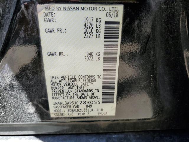 Photo 10 from auction – 2018 NISSAN ALTIMA 2.5 with VIN 1N4AL3AP3JC283055