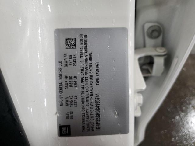 Photo 10 from auction – 2012 BUICK VERANO with VIN 1G4PS5SK9C4195741